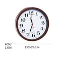 thumbnail image 2 of Silent Wall Clock, 10 Inch Modern Quartz Wall Clock with Large Numbers and Easy to Read Display, Battery Operated Decorative Clock for Living Room Kitchen Bedroom Office Home, 2 of 2