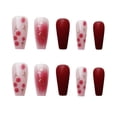 thumbnail image 3 of Fake Nails HUOGUO Sweet Style, patrón de frutos rojos, 24 unidades, 3 of 4