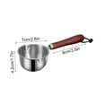 thumbnail image 2 of Dvkptbk Small Cooking Pot 304 Three-Layer Steel Thickened Hot Oil Small Pot Stainless Steel Deepened Min Splashing Oil Burning Oil Household Small Oil Pot Kitchen Essentials, 2 of 9