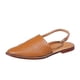 thumbnail image 4 of Sandalias planas con hebilla trasera caladas en punta informales de color sólido para mujer a la moda Wmkox8yii shjk5507, 4 of 9