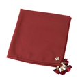thumbnail image 2 of Womens Solid Chiffon Square Scarf Lightweight Head Neck Wrap Bandana, 2 of 5