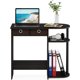 thumbnail image 4 of 11192EX/BK 99797E Home Computer Desk Writing Table, Espresso Finish, 4 of 6