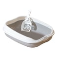 thumbnail image 5 of New Cat Litter Box Portable Bedpan Removable Semi Closed Kitty Litter Pan Potty Toilet for Rabbit Medium Large Cats Small Animals, 5 of 8