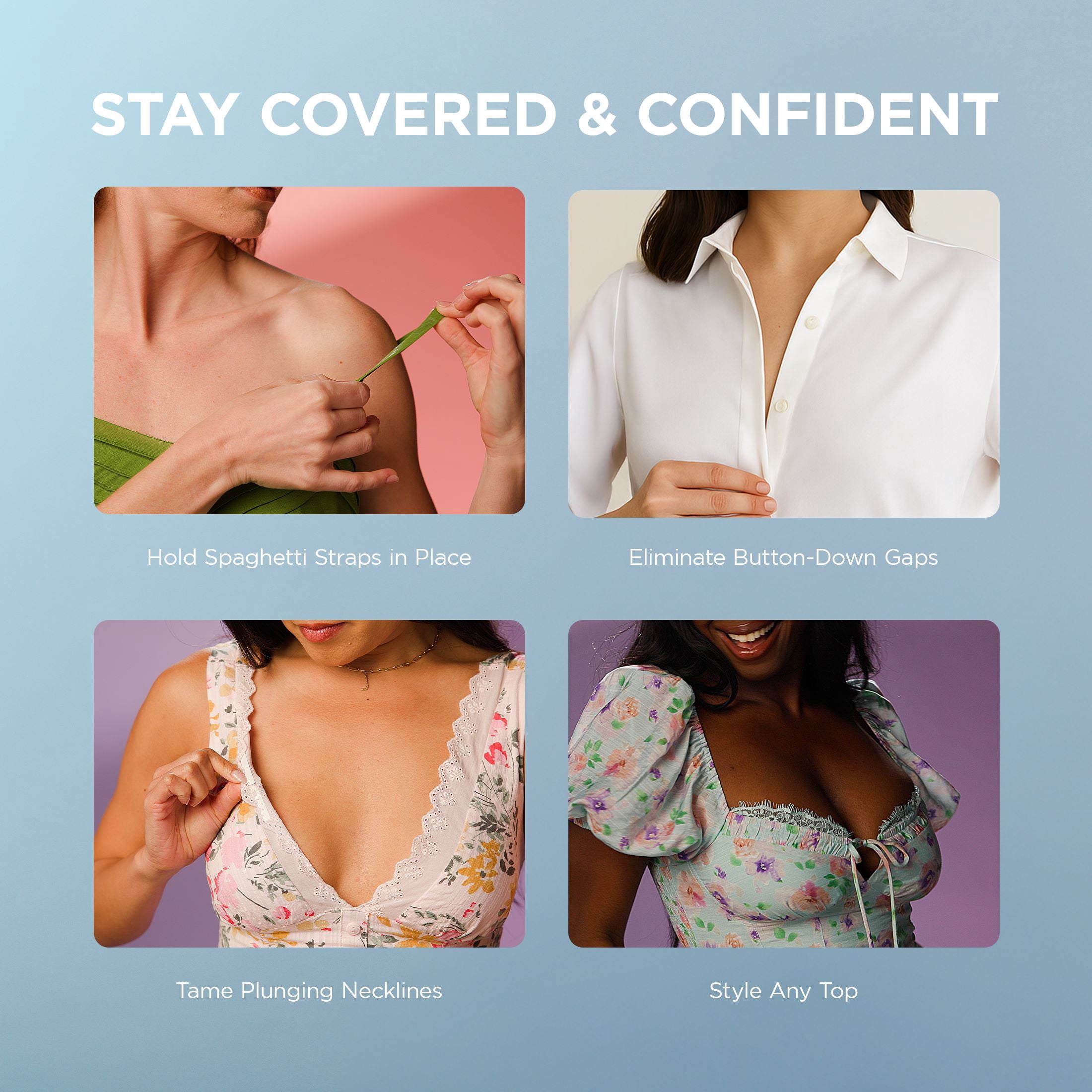 Nips by Nippies Women's Double-Stick Invisible Stylin' Tape for Clothing and Body