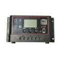 thumbnail image 3 of Solar Charge Controller With Dc Port Black With Dual Usb For Solar Power, 3 of 7