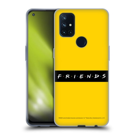 Head Case Designs Officially Licensed Friends TV Show Logos Pattern Soft Gel Case Compatible with OnePlus Nord N10 5G