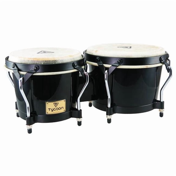 Supremo Series Black Finis Bongos