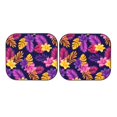 thumbnail image 7 of Balery Purple Flower Sun Shield 2 Pack For Car Front Windows Foldable Sun Visor Protector Blocks Max Uv Rays And Keeps Your Vehicle Cool For Most Sedans Suv Truck, 7 of 7