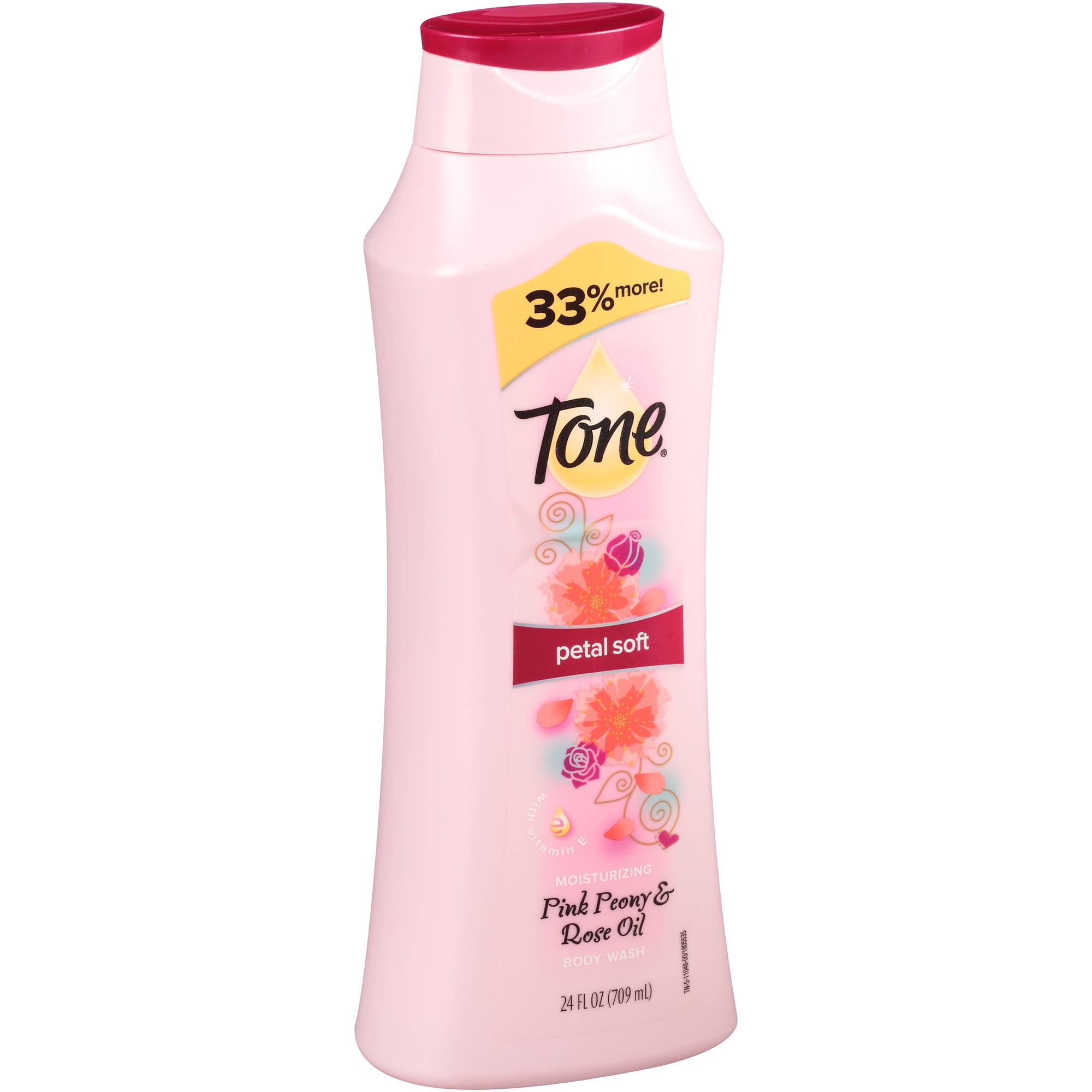 Tone Petal Soft Pink Peony & Rose Oil Body Wash, 24 fl oz - Walmart.com