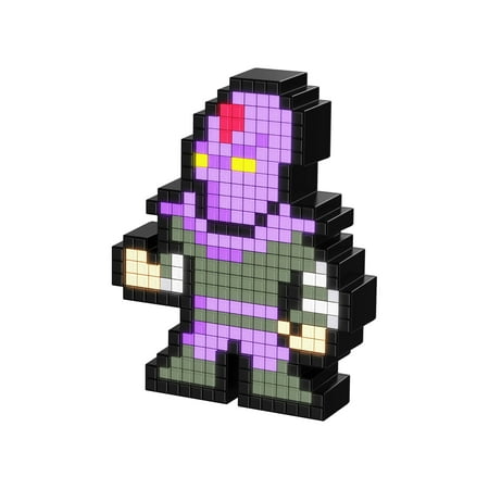 - PDP Pixel Pals Teenage Mutant Ninja Turtles Foot Soldier Collectible Lighted Figure, 878-037-NA-FOOT