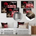 thumbnail image 4 of Designart "Pink Stylish Bag & Champagne V" Fashion Metal Wall Art Prints, 4 of 5