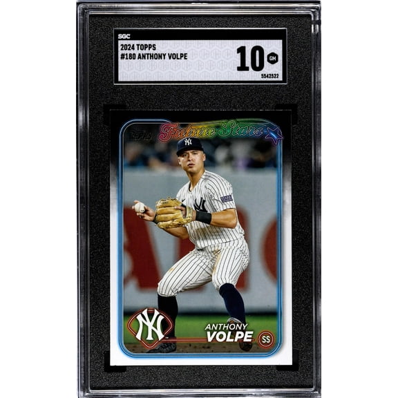 2024 Topps Series 1 Future Stars Anthony Volpe #180 SGC 10