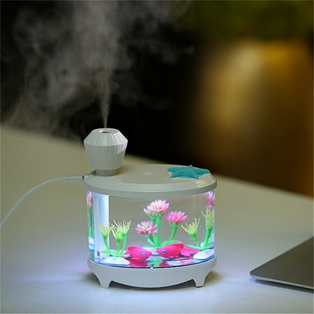 

Yedhsi Humidifiers Fish Tank Lamp Humidifier for Home Office Travel Creative Decoration Tool