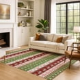 thumbnail image 7 of Addison Rugs Mayfield Premium Machine Washable Transitional Holiday Green Rectangle Rug, 9' x 12', 7 of 7