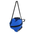 thumbnail image 2 of Sac de Rangement pour Basketball, Sac Rond en Maille pour Basketball, Pochette de Rangement pour Football en PVC pour Ballons de Jeux, Tissu Noir avec Bords Jaunes, Tissu Vert avec Bords Noirs, Tissu Rouge avec Noir, 2 of 7