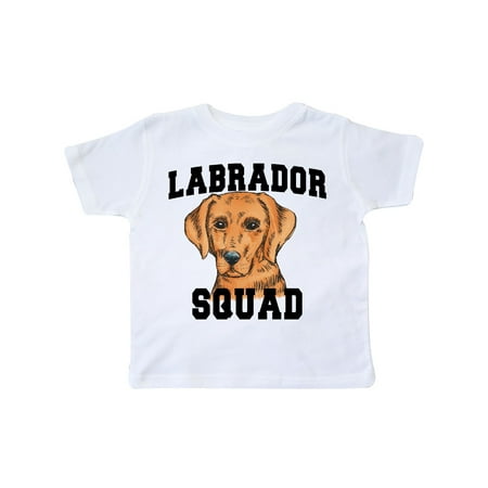 

Inktastic Dog Labrador Squad Gift Toddler Boy or Toddler Girl T-Shirt