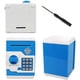 thumbnail image 4 of Tarro de dinero electrónico con dispensador automático, mini caja fuerte para cajero automático (azul), juguete de ahorro para niños, regalo de cumpleaños para niños y niñas, 4 of 5