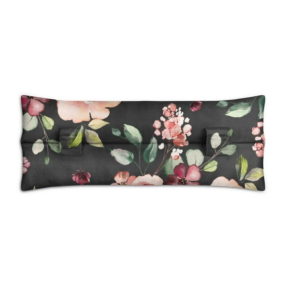 Floral and Bee Artwork Mastectomy Pillow - Soft Seatbelt Cushion for Surgery Recovery