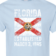 thumbnail image 4 of Inktastic Established March 3, 1845 Florida Flag T-Shirt, 4 of 5