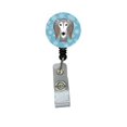 thumbnail image 1 of Carolines Treasures BB1663BR Snowflake Saluki Retractable Badge Reel, 1 of 2