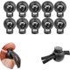 thumbnail image 1 of 100 topes para cordones, 1 orificio, 22 x 17 mm, topes de plástico para cordones, cordones de liberación rápida, deslizadores de cordón, clips para cintas, 1 of 5