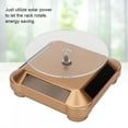 thumbnail image 4 of Rotating Solar Energy Jewelry Display Simple And Stylish Makeup Holder Rack Solar Powered Display Stand, Turntable Display Stand, For Jewelry Stores Boutiques Gold, 4 of 8