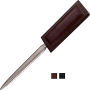 Dacasso A3627 Dark Brown Bonded Leather Letter Opener