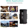 thumbnail image 3 of BYGD Car Power Inverter 1200W 12V DC to 110V AC Converter 2AC Outlets Dual USB Ports Car Charger Modified Sine Wave, 3 of 5