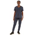 thumbnail image 3 of Fubu Women's V-Neck Tuck In Scrub Top Medical Nursing Uniform, 3 of 4