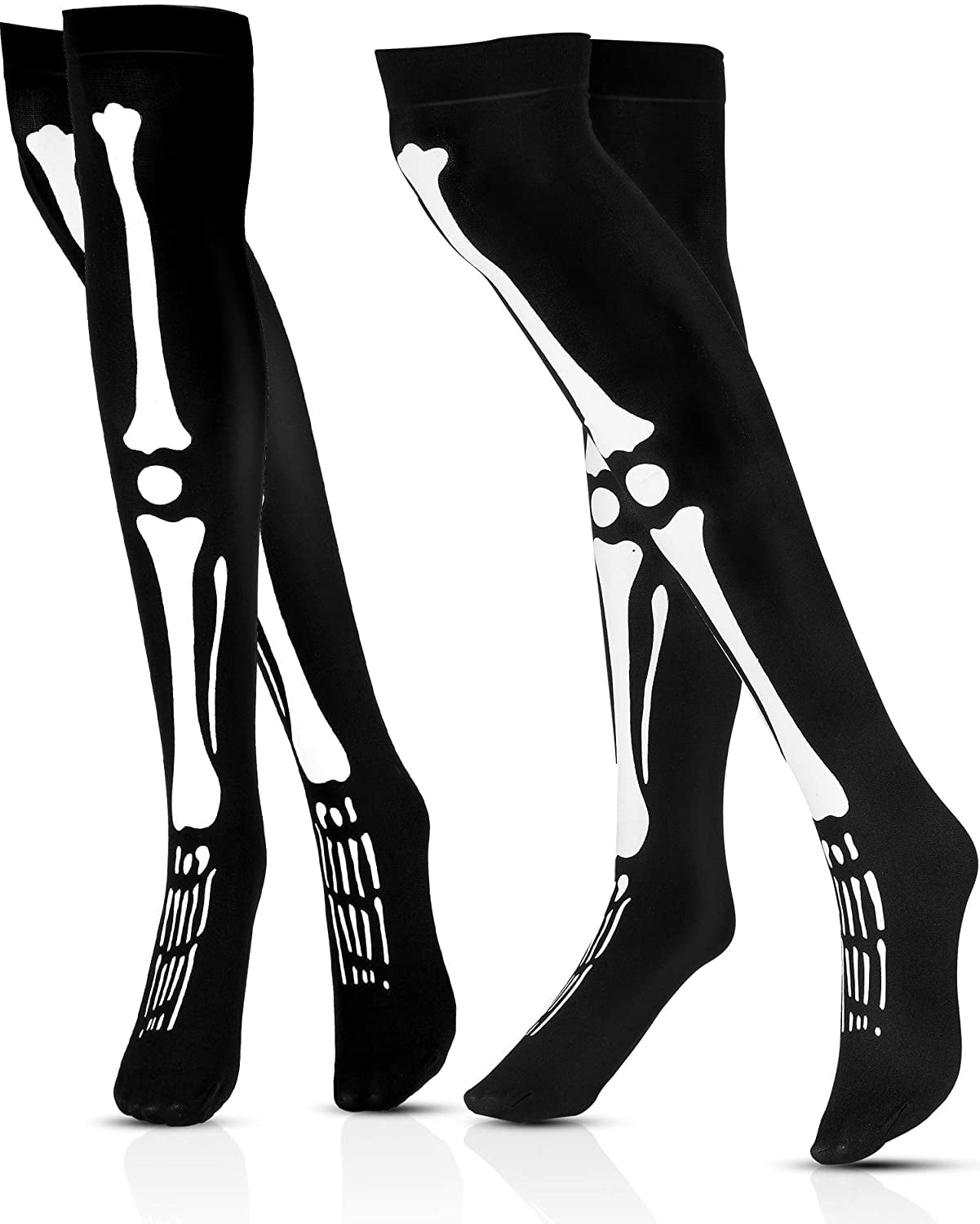 Knee Skeleton Stockings 