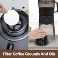 thumbnail image 4 of Coffee Filters Compatible with OXO Cold Brew Maker, 500 Pcs White Round Filter Paper for 32 Ounce ＆ Compact Maker, 4 of 5