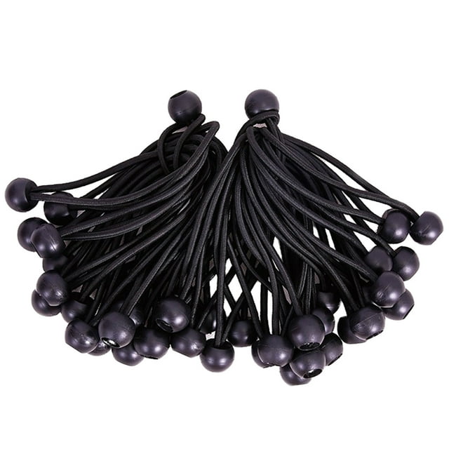 Bangcool Tie Down Cord Portable 20PCS Ball Bungee Strap Canopy Cord Elastic Rope for Tarp