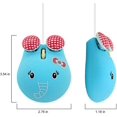 thumbnail image 3 of 2.95 x 1.57 x 0.79 inchesElephantRatón con cable con forma de elefante súper lindo, Mini ratón de dibujos animados, novedad, ratón portátil para ordenador, ratón de escritorio pequ, 3 of 5
