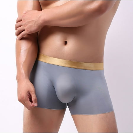JUPAOPON Underwear for Womens Cotton Underwear For Women Fashionable Men S Boxer Pants Ice Silk Seamless Breathable Comfortable Underwear
