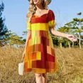 thumbnail image 4 of New York New York Big Vestido de manga corta ropa de mujer recién llegados vestido de noche elegante y elegante, 4 of 7
