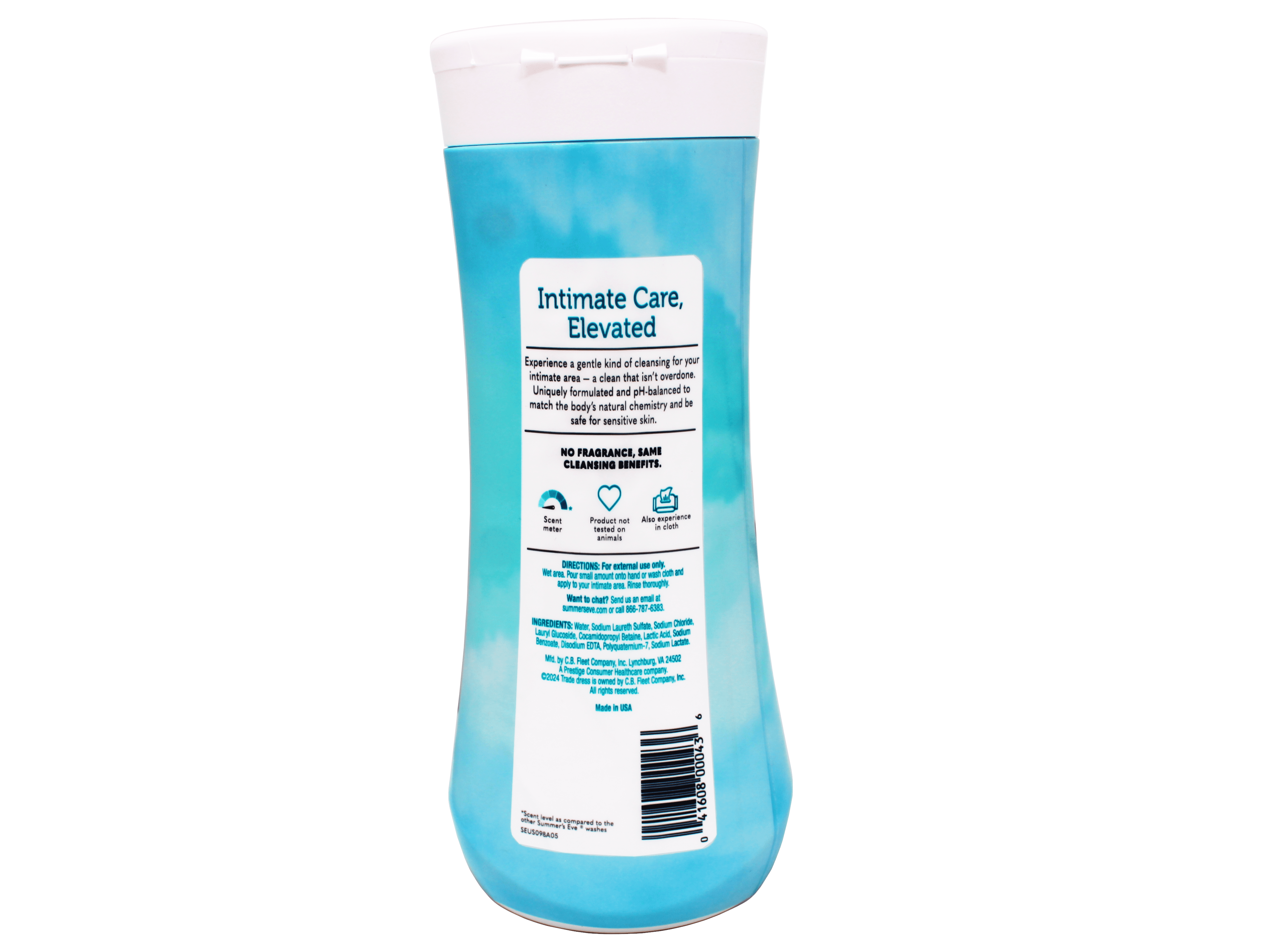 Summer's Eve Fragrance Free Feminine Cleansing Wash - 15 fl oz,  Pack of 4