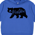 thumbnail image 3 of Inktastic Montana Black Bear Silhouette Toddler Hoodie, 3 of 4