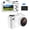 White, variant on 4K 64MP Dual Lens Vlogging Camera 18X Zoom 3.0" Screen Autofocus 32GB Card Webcam Rechargeable Battery Compact Travel Camera for Teens Gift Black