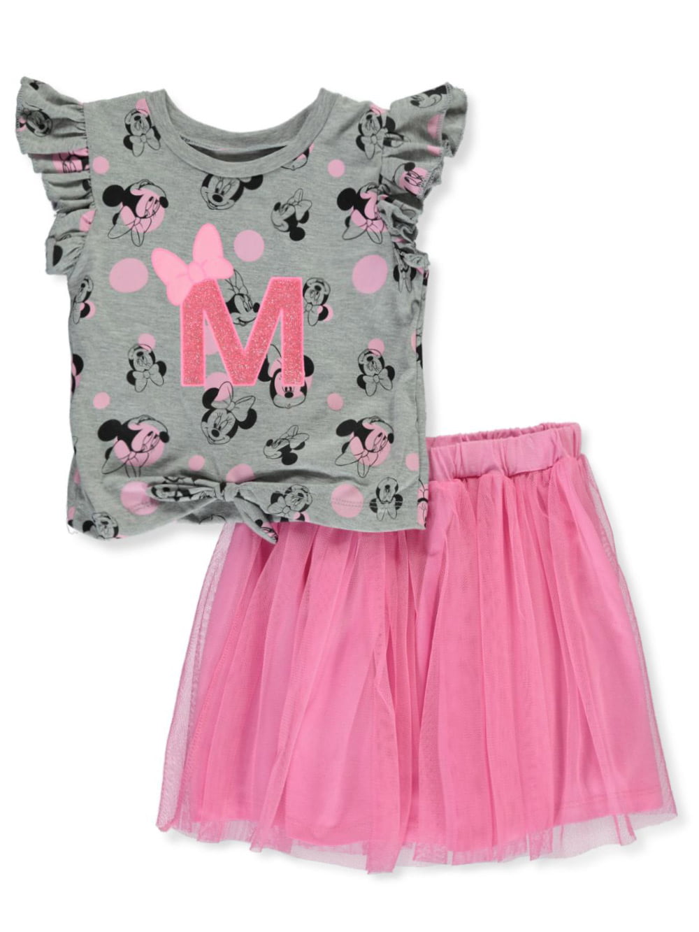 Disney Girls Toddler 2 Piece Minnie Skirt Set 