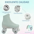 thumbnail image 2 of LIXI Stylish Roller Skates for Women and Girls, Men's Quad Skates Equipped with Fun Light-Up Features(Women's 8.5/Men's 7 ), 2 of 7