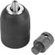 thumbnail image 1 of Portabrocas para destornillador con llave de impacto, portabrocas sin llave de 2 a 13 mm, 1/2"-20UNF con adaptador de portabrocas de 1/2", para conversión a llave de impacto, 1 of 5