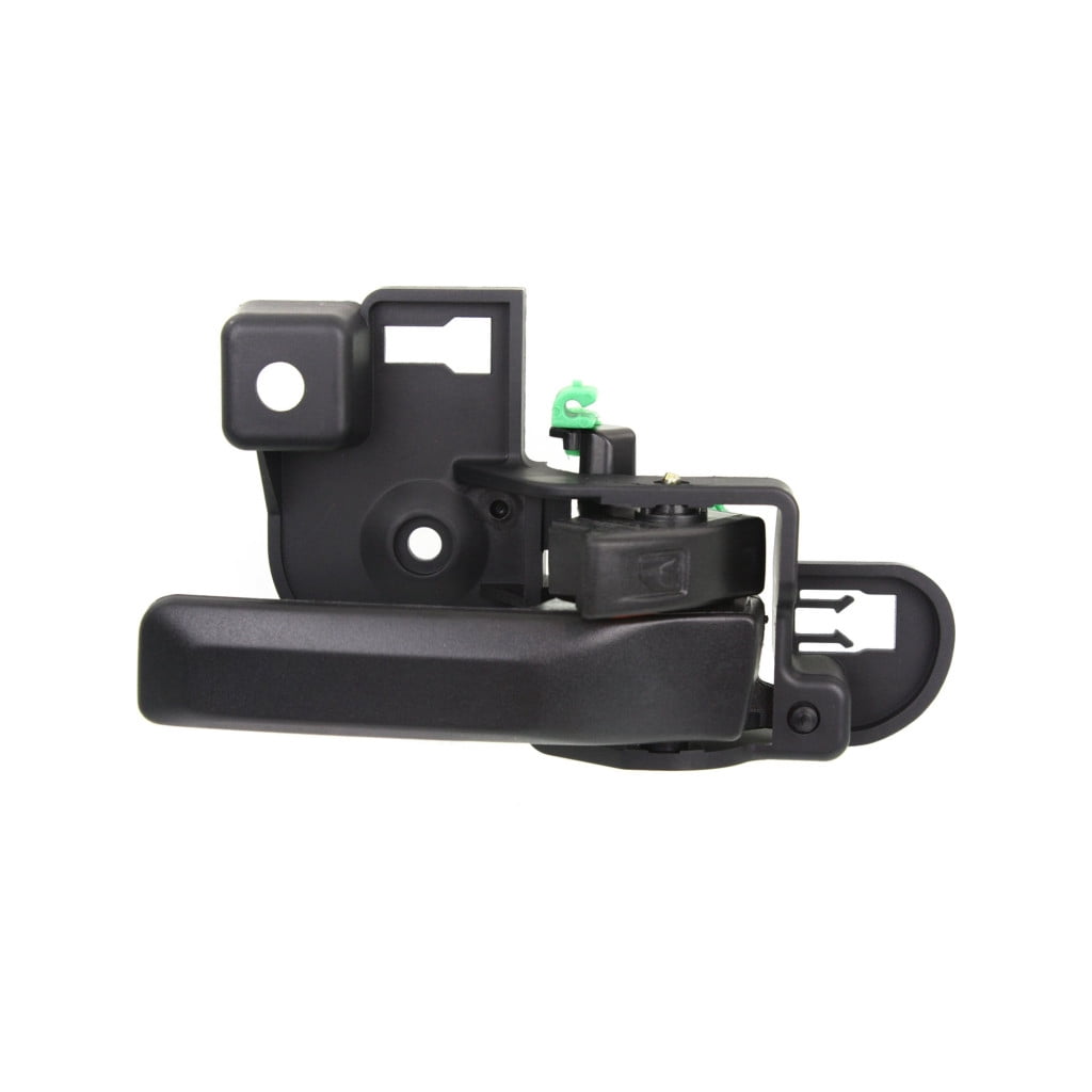 KarParts360 For Jeep Wrangler JK 2018 Interior Door Handles Front Or Rear, Driver and Passenger Side | Pair | Black | Plastic | w/Door Lock Button | For CH1353156, CH1352156 | 68059174AA, 68059175AA