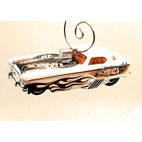 Nash Metropolitan Hot Rod Christmas Ornament 1:64 White