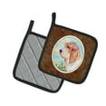 thumbnail image 2 of Carolines Treasures 7229PTHD Petit Basset Griffon Vendeen PBGV Pair of Pot Holders , 7.5HX7.5W, multicolor, 2 of 3