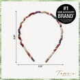 thumbnail image 4 of Scunci x Tamera Mowry Housley Wide-Tooth Comb Headbands, Multicolor, 2 Count, 4 of 6