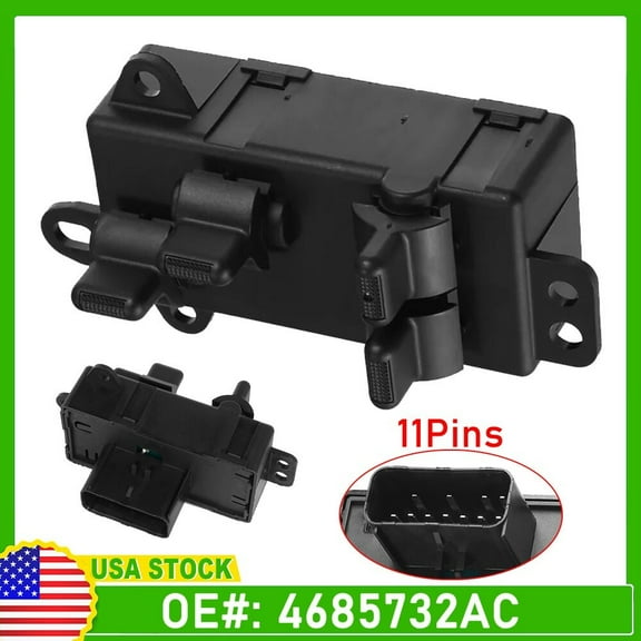 Front Left Master Window Switch For Town & Country Dodge Grand Caravan 04-07