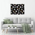 thumbnail image 5 of Halloween Tapestry Wall Hanging, halloween spooky Tapestry for Bedroom Aesthetic, Cute Tapestry Wall Decor, Halloween Decoration for Bedroom, Living Room, Indoor 29x37in, 5 of 7