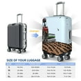 thumbnail image 4 of Lsque Tractor plowing a field Printed Luggage Cover, Travel Luggage Protector,Scratch and Dirt Resistant, Fits 18-32 Inch Luggage-X-Large, 4 of 7