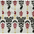 thumbnail image 4 of oneOone Organic Cotton Poplin Twill Fabric Swirl Ikat Print Fabric By The Yard 42 Inch Wide, 4 of 4