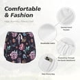 thumbnail image 6 of Lsque Roses Flowers Printed Women's Running Shorts with Liner Pockets,Elastic Quick Dry Workout Athletic Gym Yoga Shorts,Womens High Waist Shorts-X-Large, 6 of 9